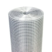 1/4 inch 36in x 100ft 23 Gauge Hardware Cloth,Hot-dip Galvanized After Welding Chicken Wire Fence Roll,Garden Plant Welded Metal Wire Fencing Roll,Rabbit Cages,for Chicken Coop and Home Improvement